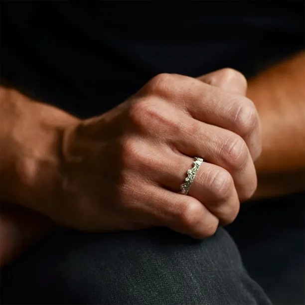 Nontraditional mountain wedding bands DOLOMITY Image