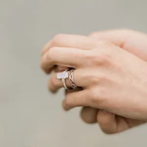 Bright Celtic Wedding Rings Set JAZ Thumbnail