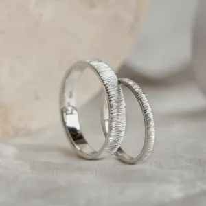 Gold relief wedding rings MIKE Thumbnail