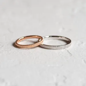 Gold relief wedding rings MIKE Thumbnail