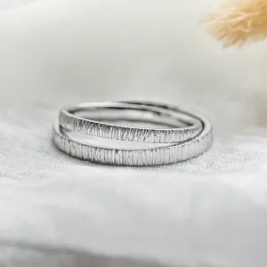 Gold relief wedding rings MIKE Thumbnail