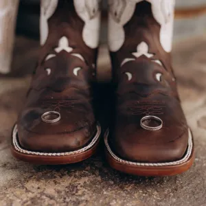 Atypical wedding rings with unusual surface TAMPERE Thumbnail