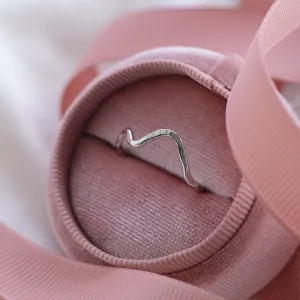 Gold mountain minimalist ring ALPINE Thumbnail