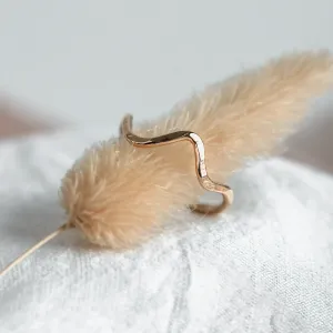 Gold mountain minimalist ring ALPINE Thumbnail