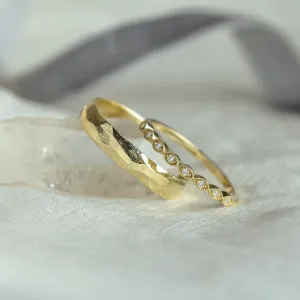 Unusual diamond wedding bands DARLING Thumbnail