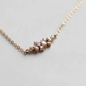 Cluster diamond bracelet CLARENCE Thumbnail