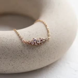 Cluster diamond bracelet CLARENCE Thumbnail