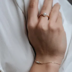 Cluster diamond bracelet CLARENCE Thumbnail