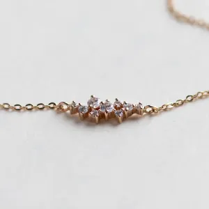 Cluster diamond bracelet CLARENCE Thumbnail