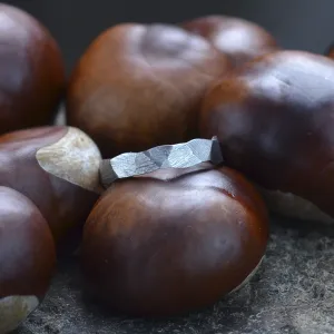 Gold wedding rings with a relief surface TRINVI Thumbnail