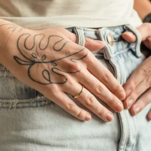 Unusual wedding rings with embossed rope NASH Thumbnail