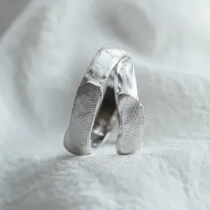 Unusual wedding rings with fingerprints ZANE Thumbnail