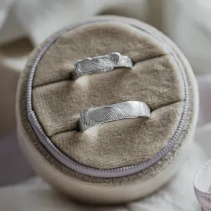 Unusual wedding rings with fingerprints ZANE Thumbnail