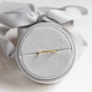 Twisted rope wedding bands VALOS Thumbnail