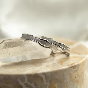 Organic matching wedding rings SAVANNAH Thumbnail