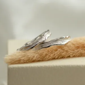 Organic matching wedding rings SAVANNAH Thumbnail