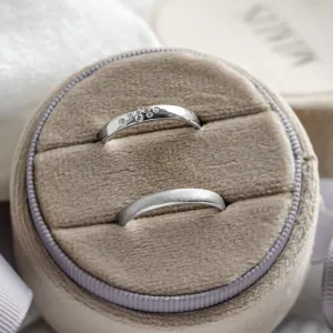 Matte and shiny wedding rings LEONIDAS Thumbnail
