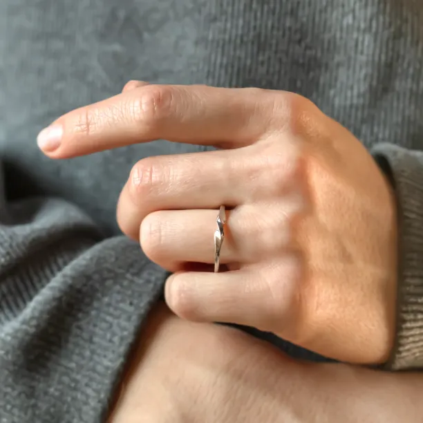 Unique mobius wedding bands NAMI Image