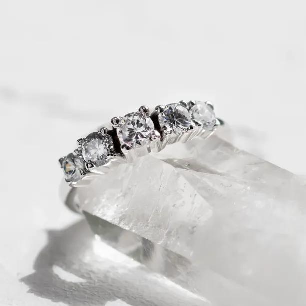 Five stone diamond engagement ring NICOLAS Image
