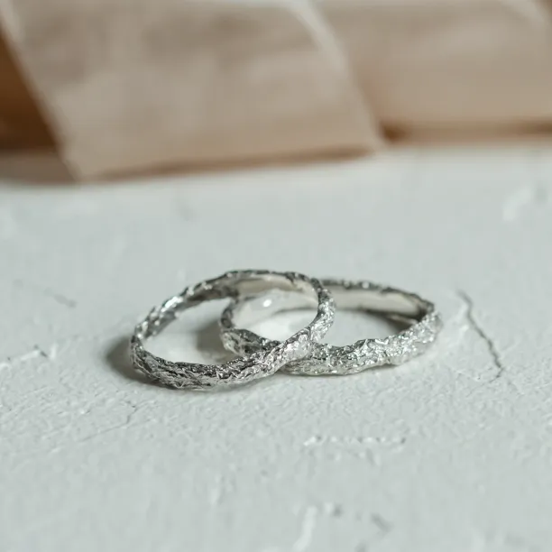 Minimalist wedding rings FLATEN Image
