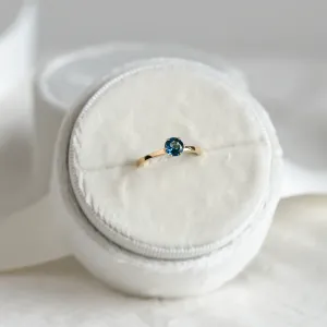 Engagement ring with london blue topaz BLAINN Thumbnail