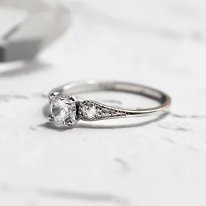 Gold vintage lab-grown diamond ring ORSINI Thumbnail