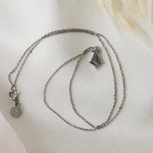 Gold necklace with salt and pepper diamond SYDNEI Thumbnail