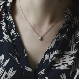 Gold necklace with salt and pepper diamond SYDNEI Thumbnail