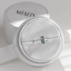 Gold ring with moss agate MOS Thumbnail