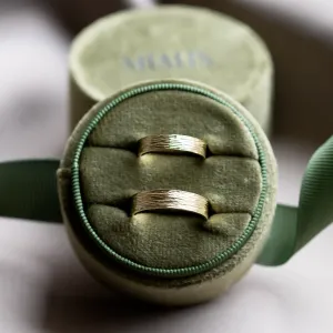Unusual wedding bands with woodbark surface BRANCH Thumbnail
