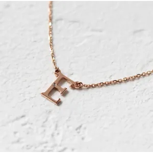 VERTE Name gold diamond pendant Thumbnail