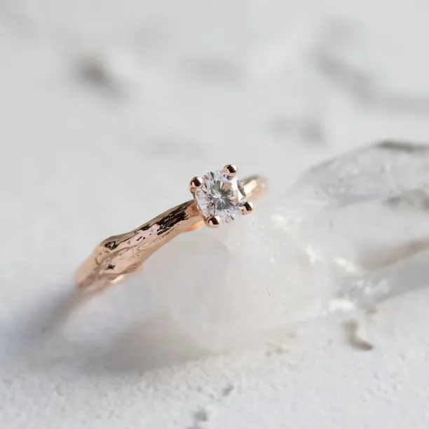 Twig moissanite engagement ring DREMIE Image