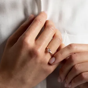 Twig moissanite engagement ring DREMIE Thumbnail