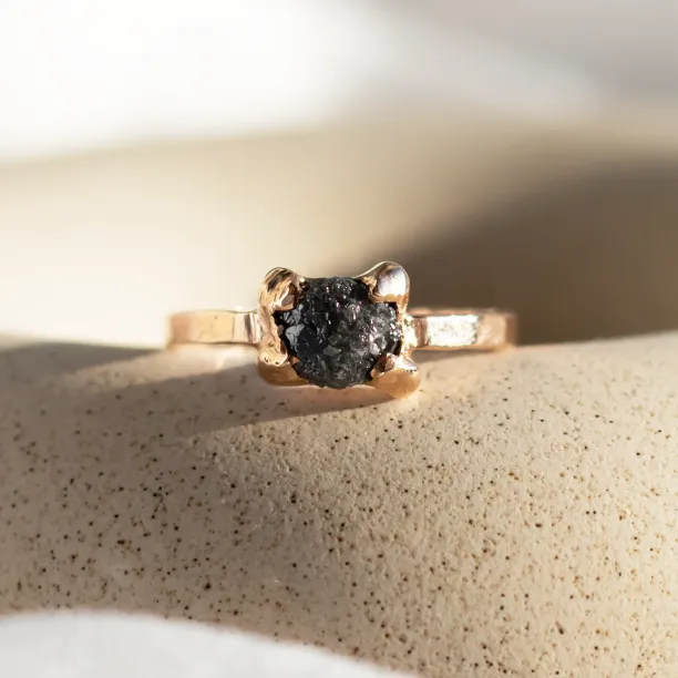 Gray diamond engagement ring INES Image