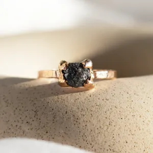 Gray diamond engagement ring INES Thumbnail