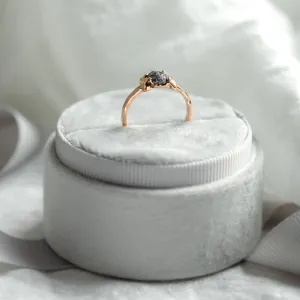 Gray diamond engagement ring INES Thumbnail