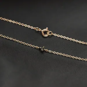 Minimalist bracelet with a black diamond BLAKE Thumbnail