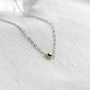 Minimalist bracelet with a black diamond BLAKE Thumbnail