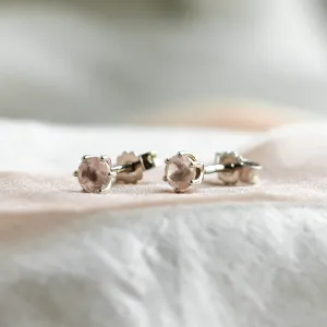Gold earrings with morganite MAY Thumbnail