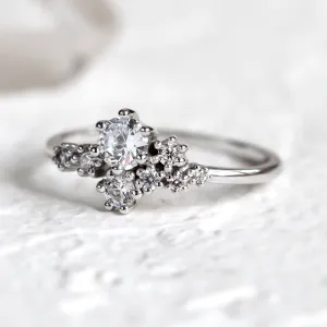 Vintage cluster lab-grown diamond ring LUST Thumbnail