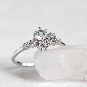 Vintage cluster diamond ring CLUSTERIA Thumbnail
