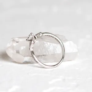 Gold lab-grown diamond engagement ring REIK Thumbnail