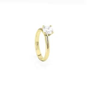 Soliter engagement ring with diamond 0.4ct VEITA Thumbnail