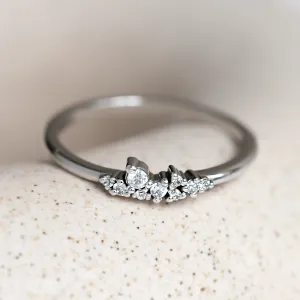 Gold ring with lab created diamonds STERN Thumbnail