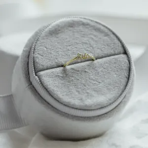 Gold ring with lab created diamonds STERN Thumbnail