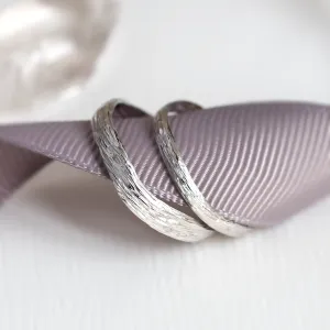 Gold twig wedding rings MIANA Thumbnail