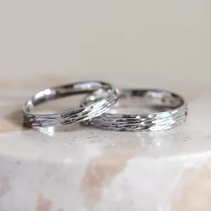 Original wedding bands with unusual surface MIA Thumbnail