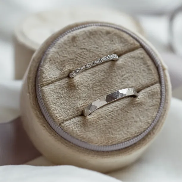 Gold diamond wedding rings LATI Image