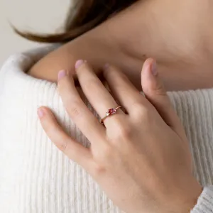 Lab-grown diamond Toi et Moi ring DUA