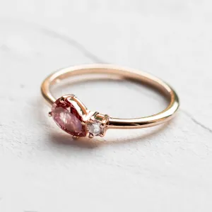 Lab-grown diamond Toi et Moi ring DUA Thumbnail